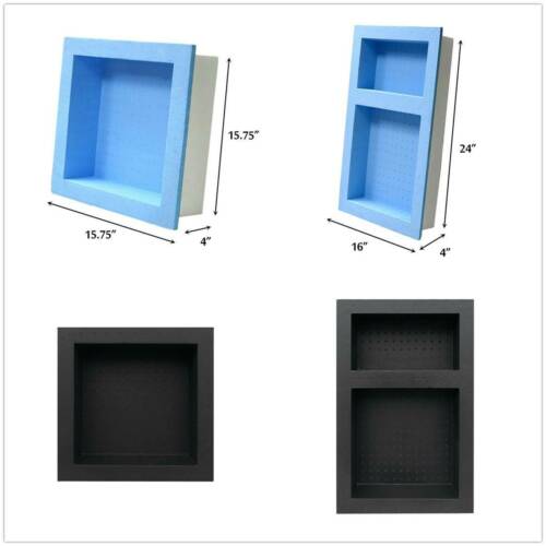 Preformed Double Recessed Shower Niche Ready To Tile Wild Combo Waterproof New