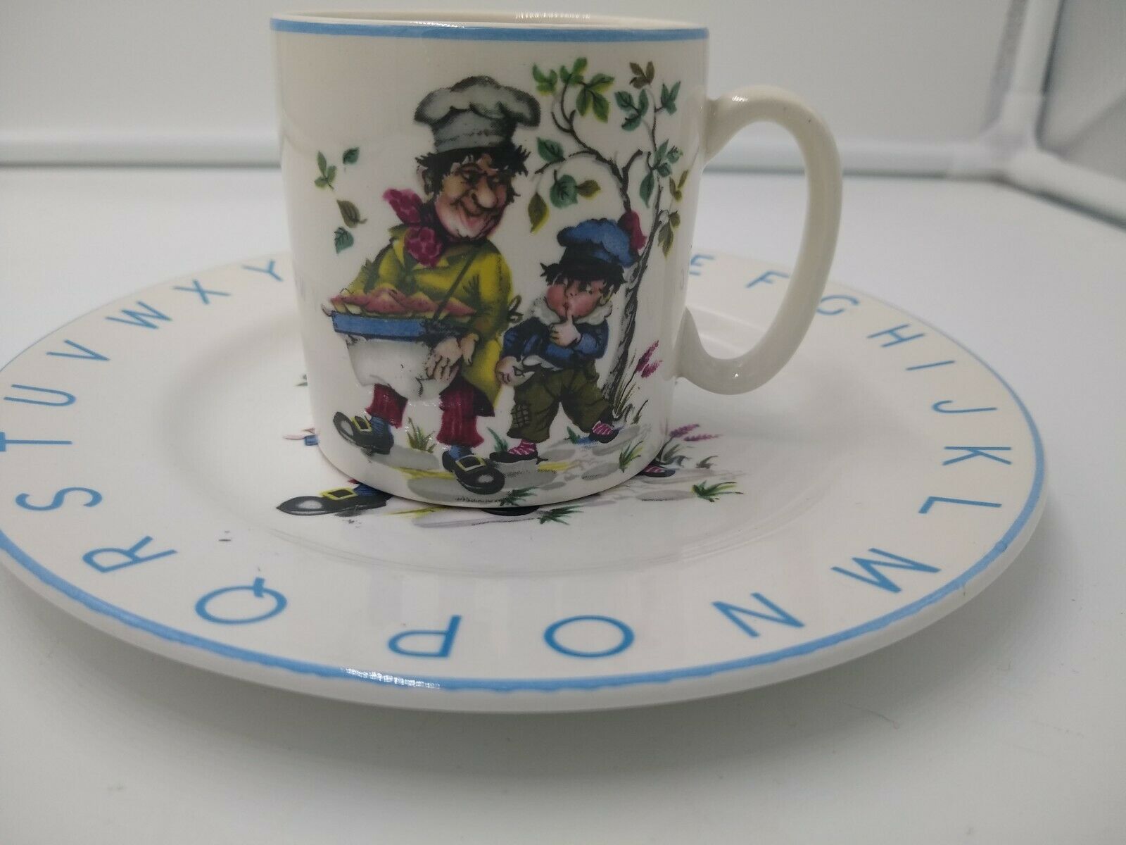 Lord Nelson Pottery Child's Cup And Plate Abc's
