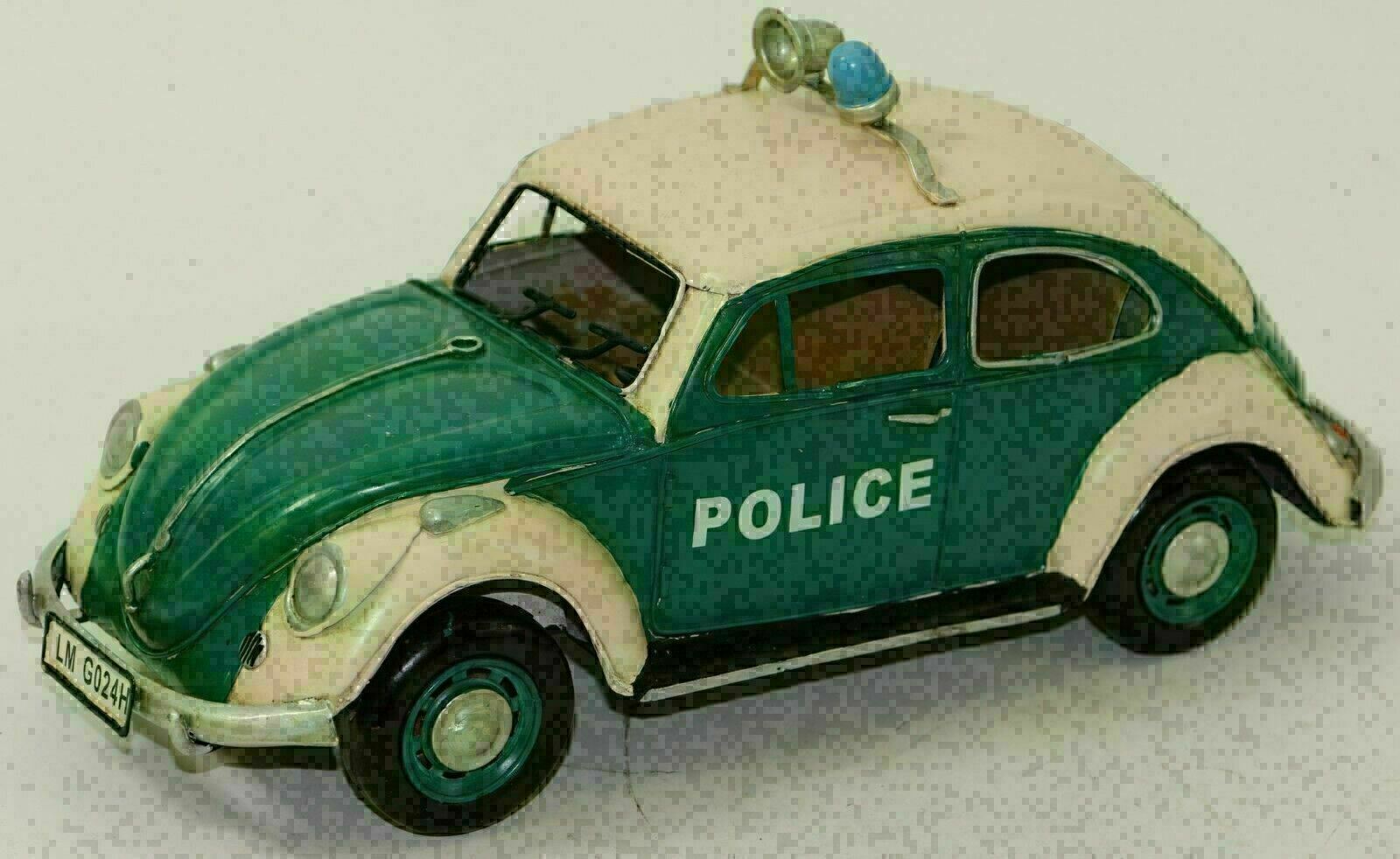 Hot Wheels Handcrafted 1934 Custom Decorative Green Police Car Vintage Rare Sale